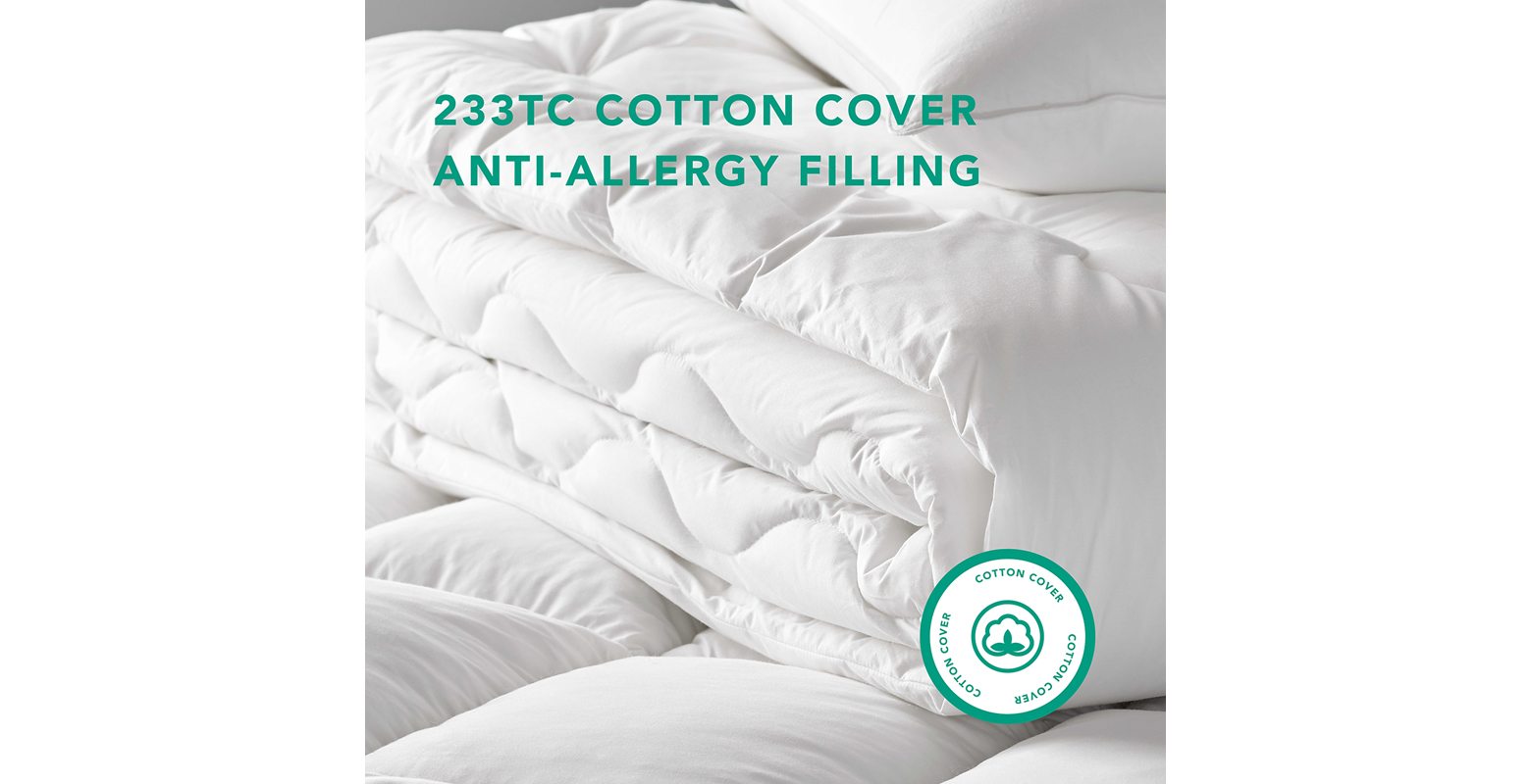 Pure Cotton Anti Allergy 10.5 Tog Duvet