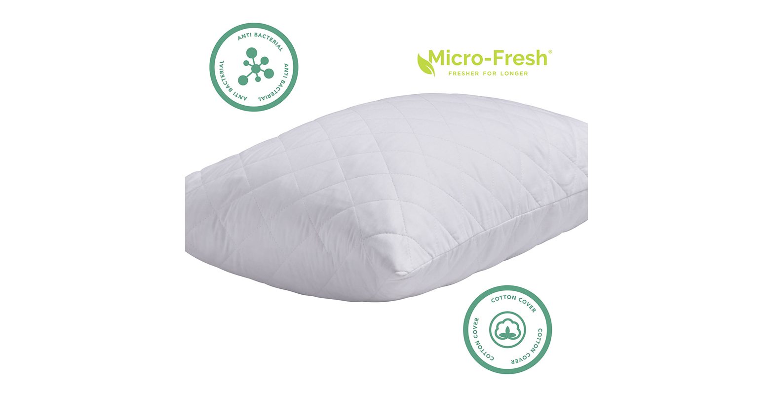 Pure Cotton Quilted Pillow Protector One Size