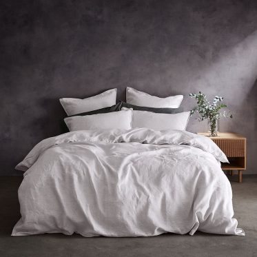 Lazy Linen Pillowcase Pair White One Size