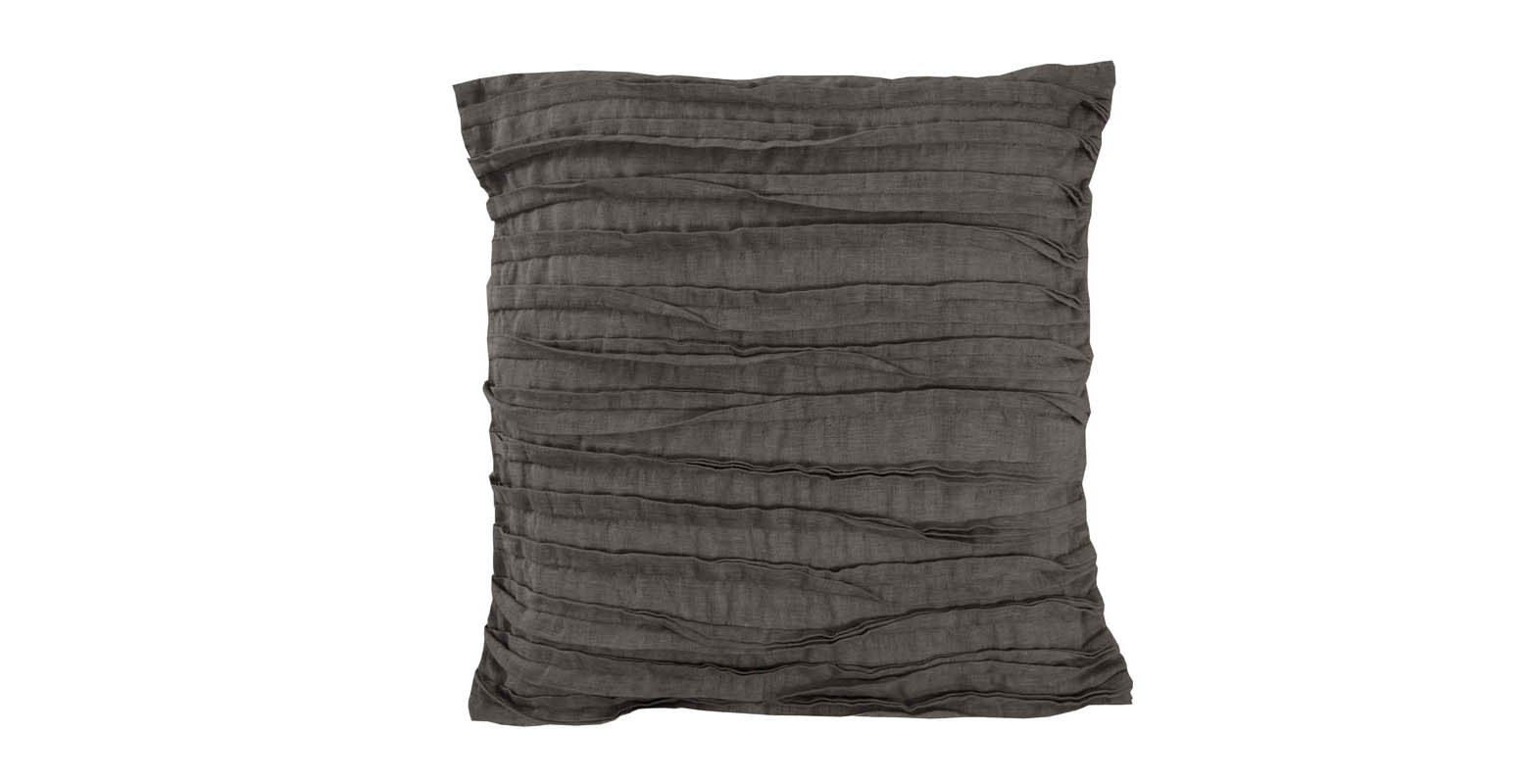 Lazy Linen Cushion Charcoal