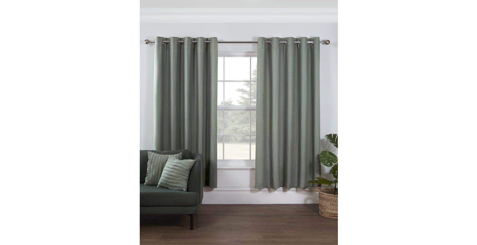 Lazy Linen Curtains Sage