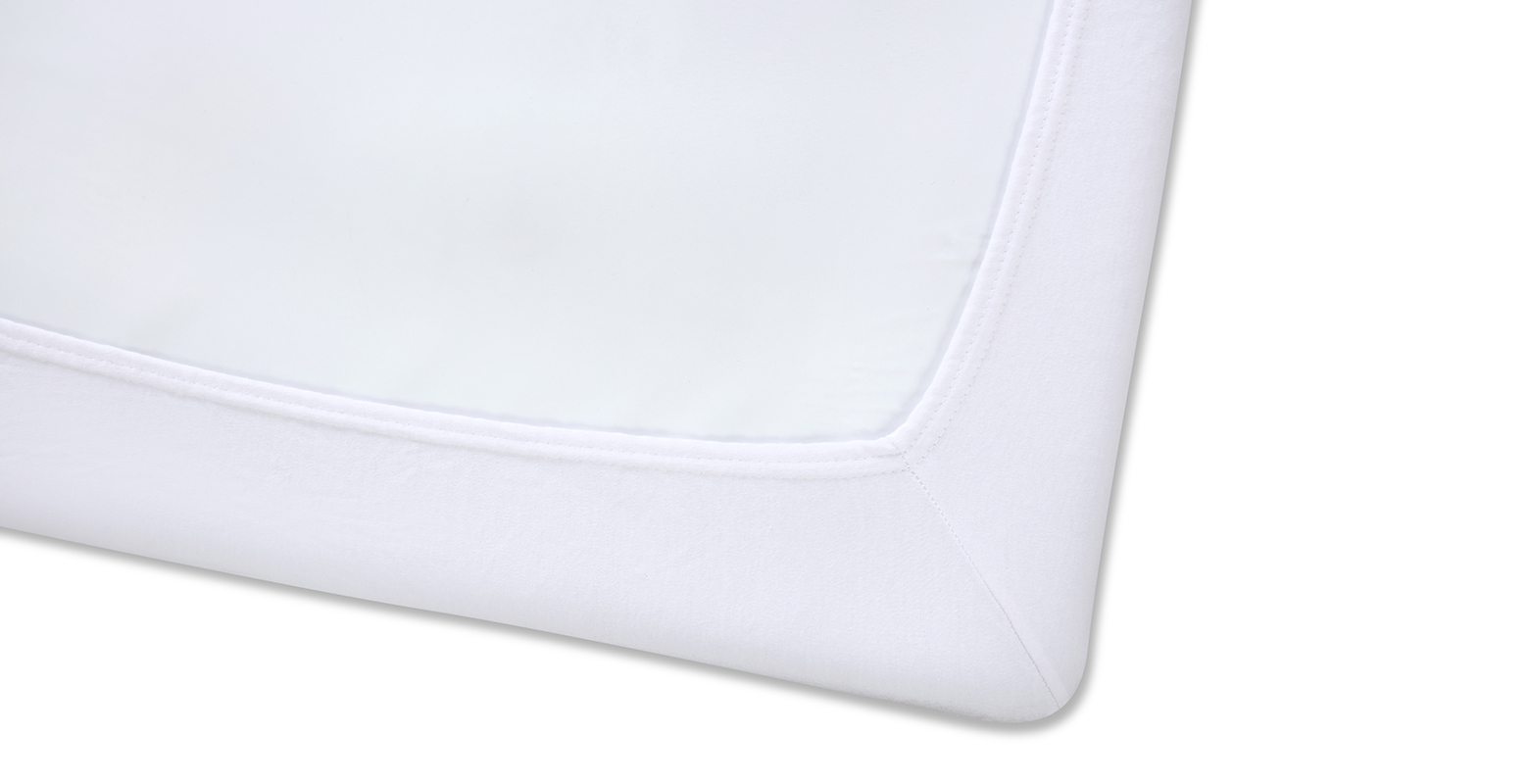 Clair De Lune Fitted Sheet Twin Pack White Cot