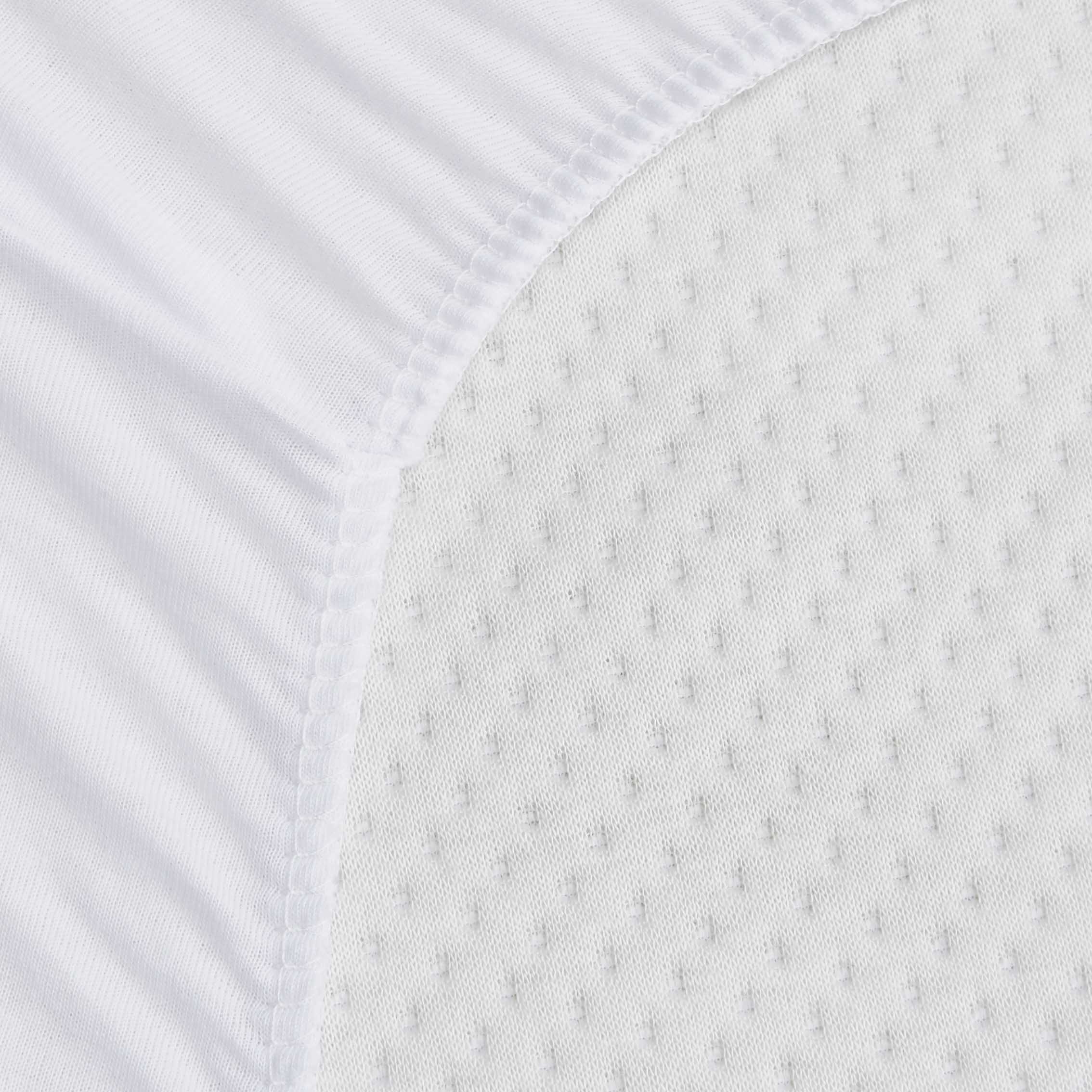 Anti Allergy Waterproof Terry Mattress Protector Cotbed