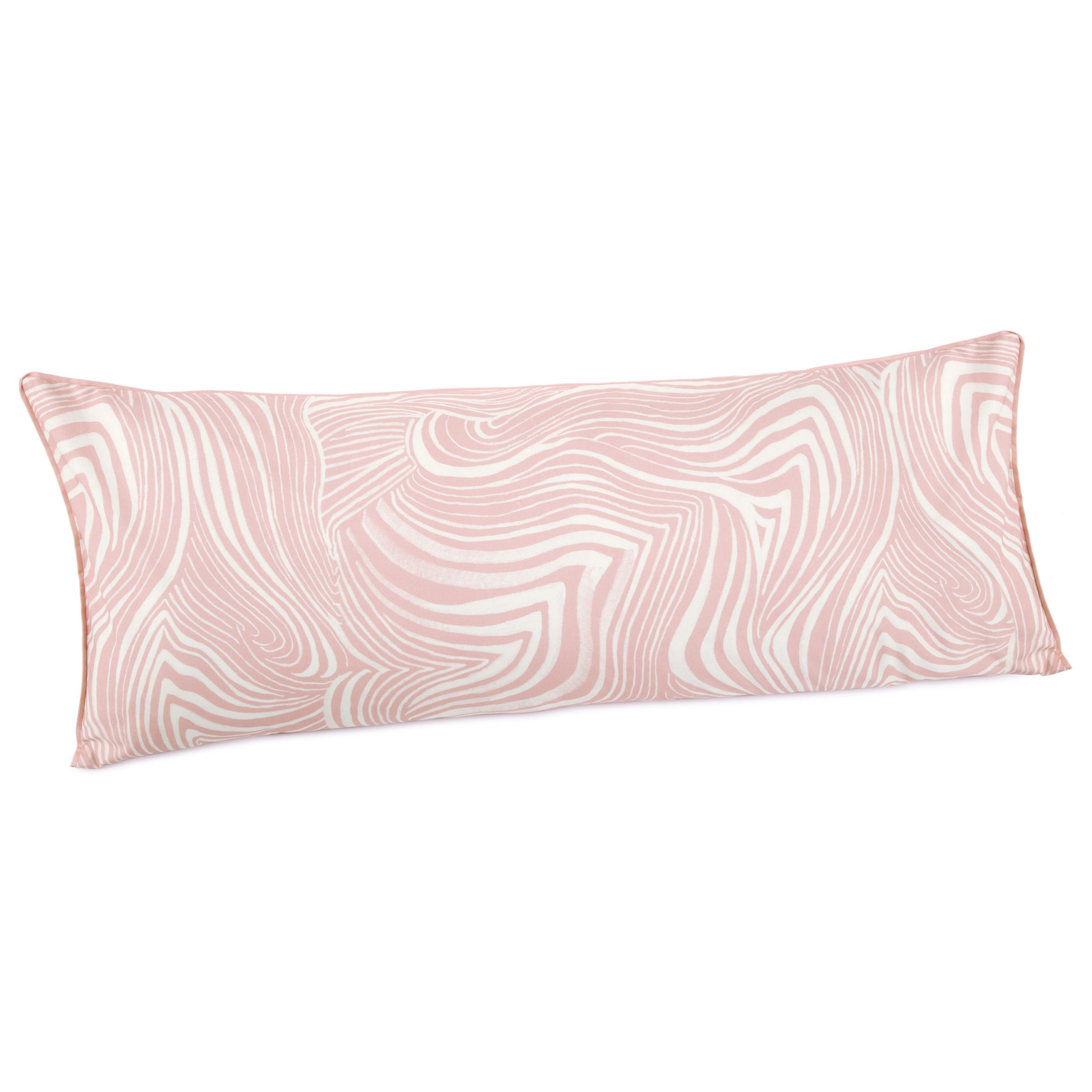 Zebra Marble Mellow Pink Body Pillow