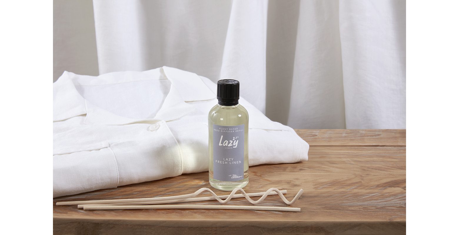 Lazy Fresh Linen Diffuser Refill Twin Pack